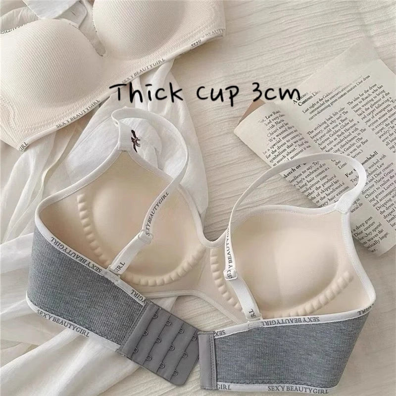 Non Wire Breathable Push Up Bra