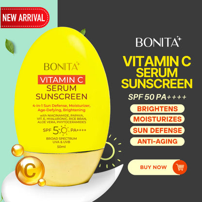 BONITA Vitamin C Serum Sunscreen SPF 50 PA++++