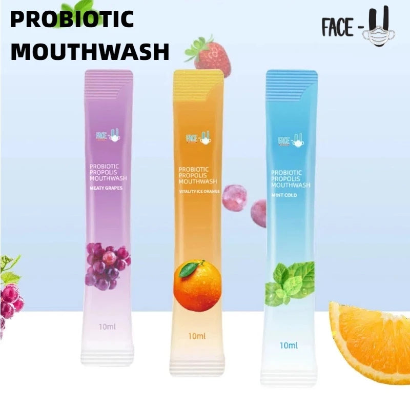 FACE-U Fresh Breath Probiotic Propolis Mouthwash 20pcs/box