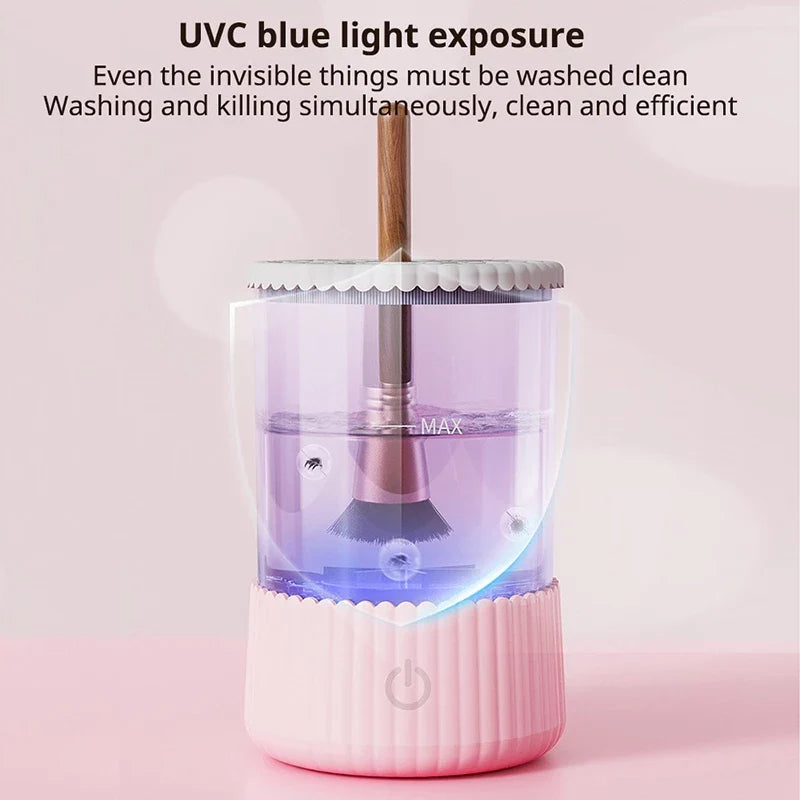Automatic Makeup Brush Cleaner
