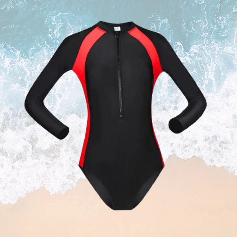One-Piece Zipper Rash Guard