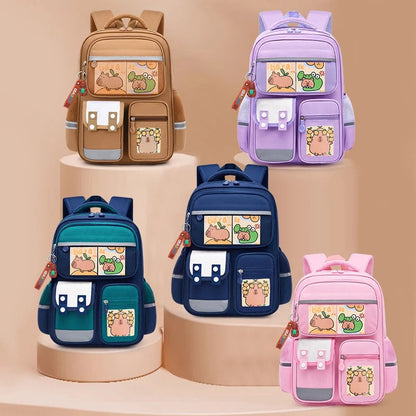Multi-Pocket Waterproof School Backpack