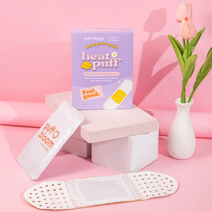 Puff & Bloom Heat Puff Air Activated Heat Menstrual Patch