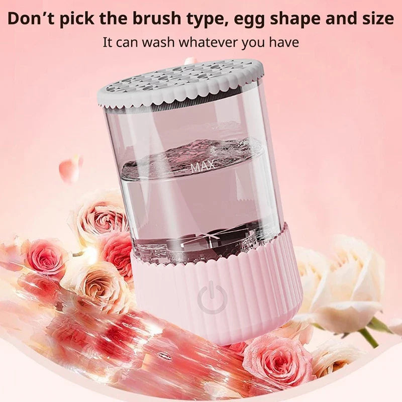 Automatic Makeup Brush Cleaner