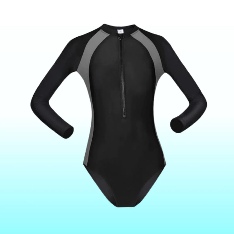 One-Piece Zipper Rash Guard