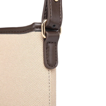 Sweet Stitching Color Underarm Bucket Bag