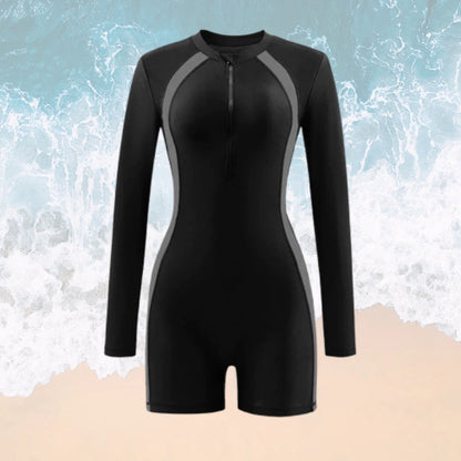 One-Piece Zipper Rash Guard