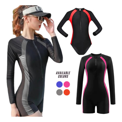 One-Piece Zipper Rash Guard