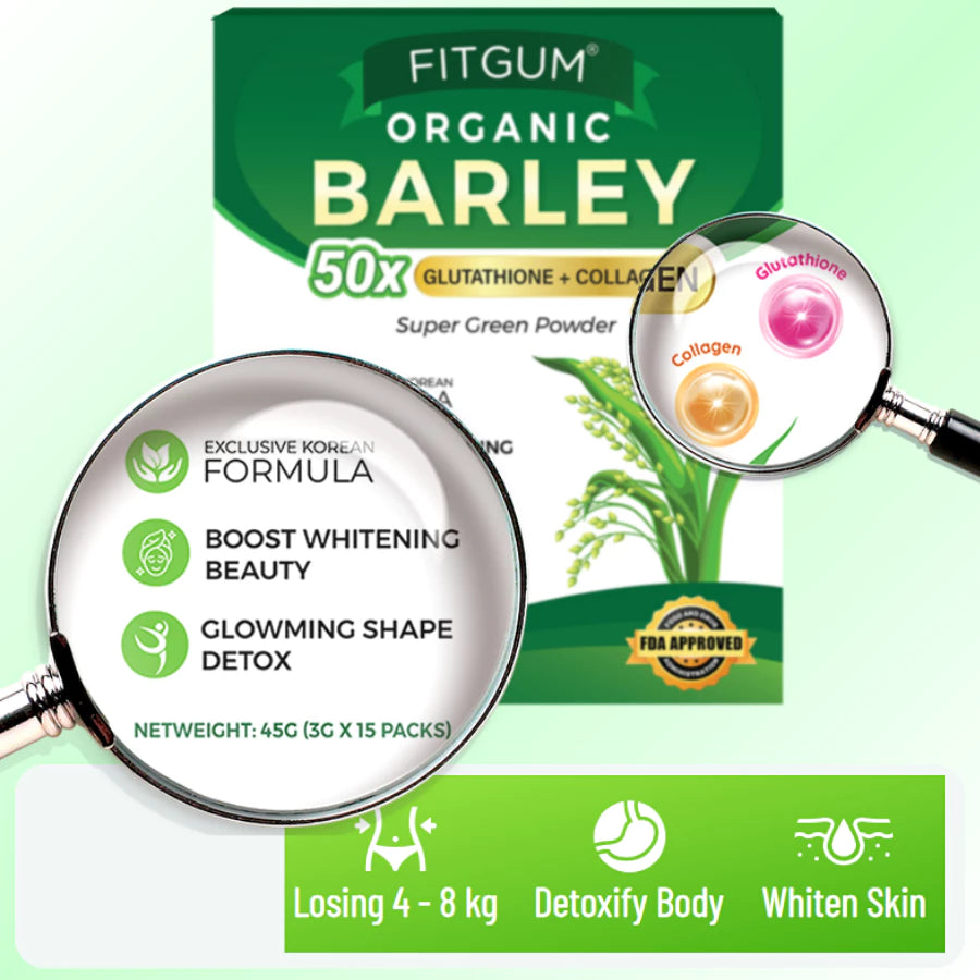 FITGUM Organic Barley Gluta Collagen Beauty Drink