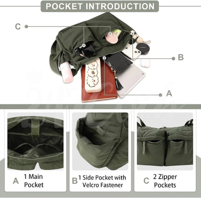 Multi Pocket Crossbody Bag