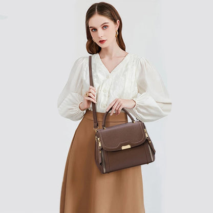 Premier High-End Leather 2 Way Fashion Ladies Handbag