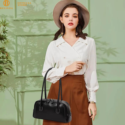 Minimalist Luxe Top-Handle Bag