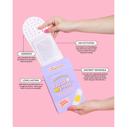 Puff & Bloom Heat Puff Air Activated Heat Menstrual Patch