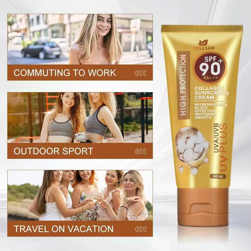 VELLSAR Collage Sunscreen Cream SPF90 PA+++ 60ml