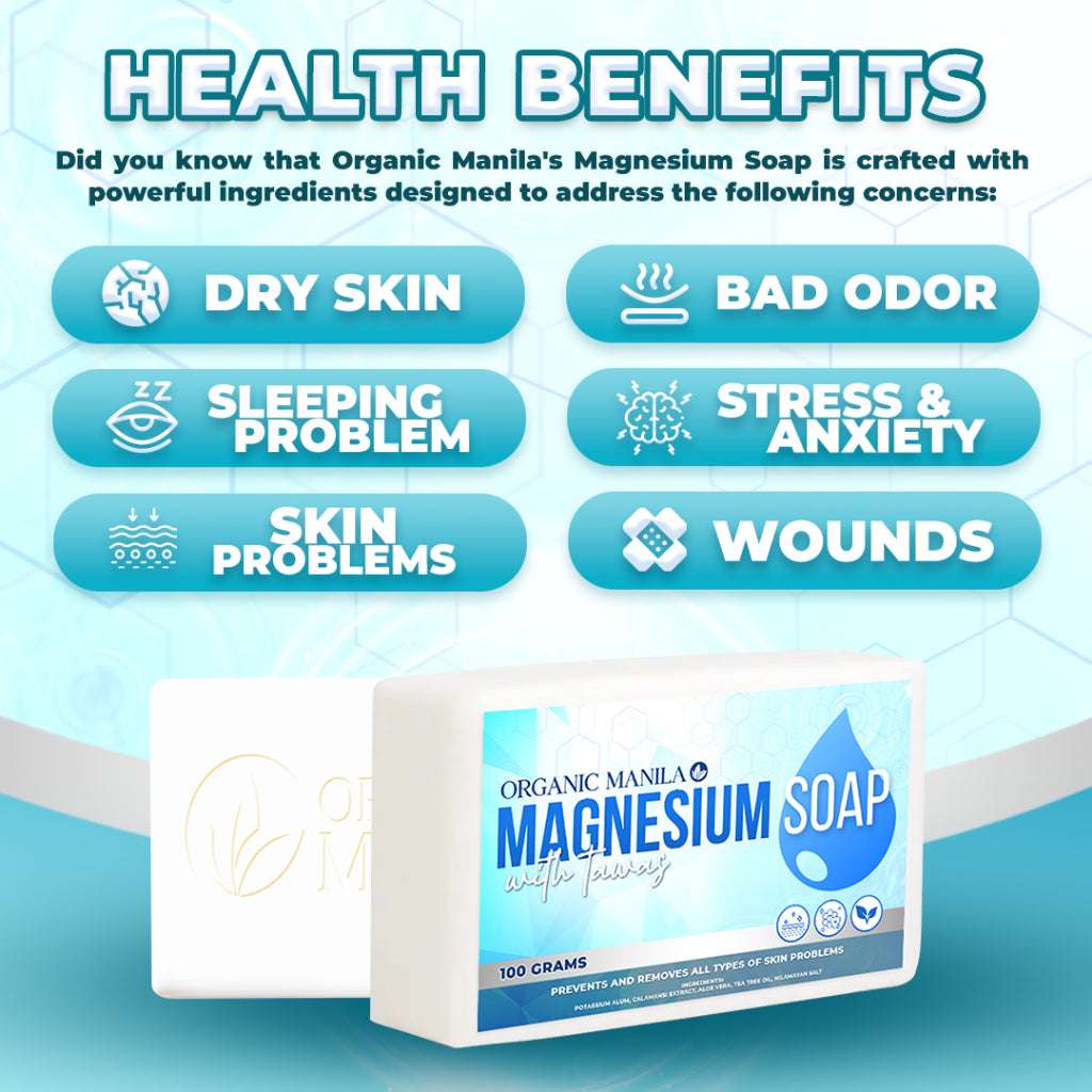 Organic Manila Magnesium Tawas Soap 100g