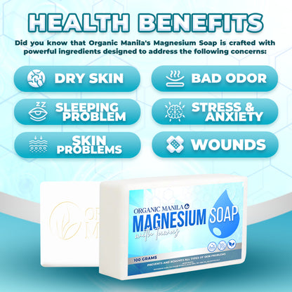 Organic Manila Magnesium Tawas Soap 100g