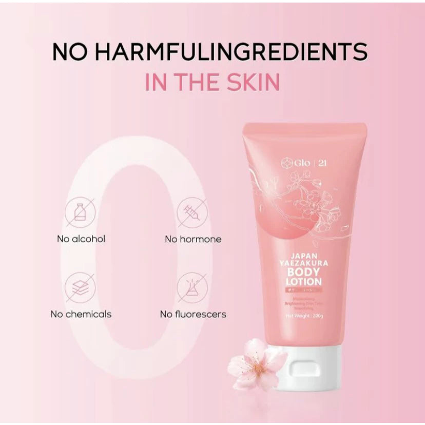 GLO21 Japan YAEZAKURA Body Lotion 200g
