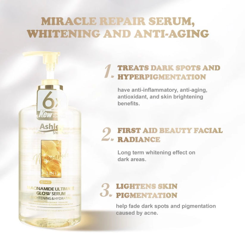 ASHLEY SHINE Hyaluronic & ASHLEY SHINE Niacinamide Pure Serum 520ml