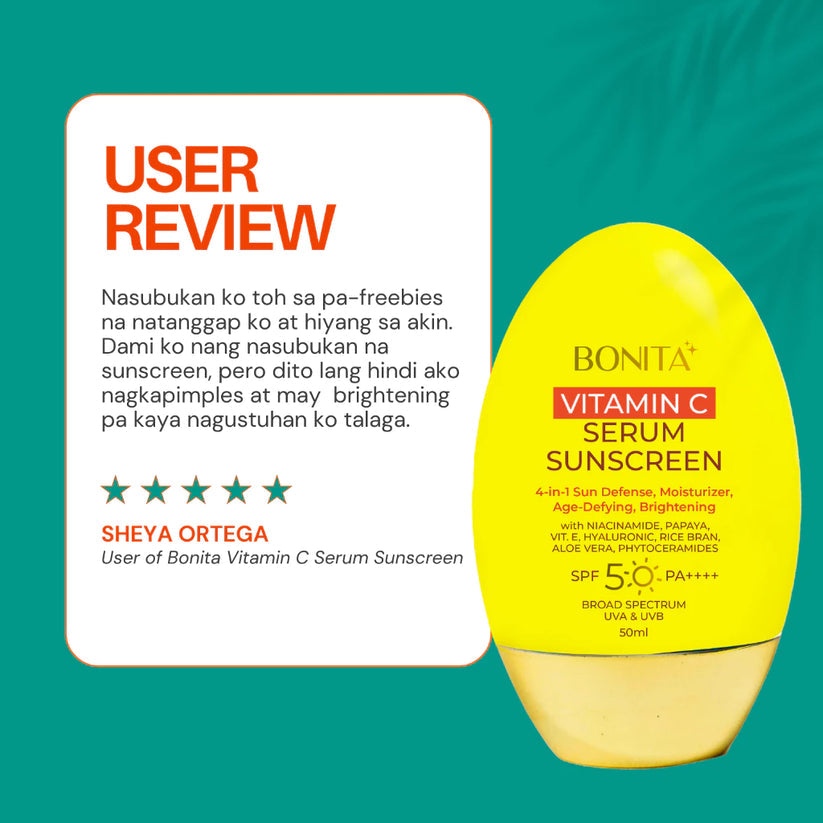 BONITA Vitamin C Serum Sunscreen SPF 50 PA++++