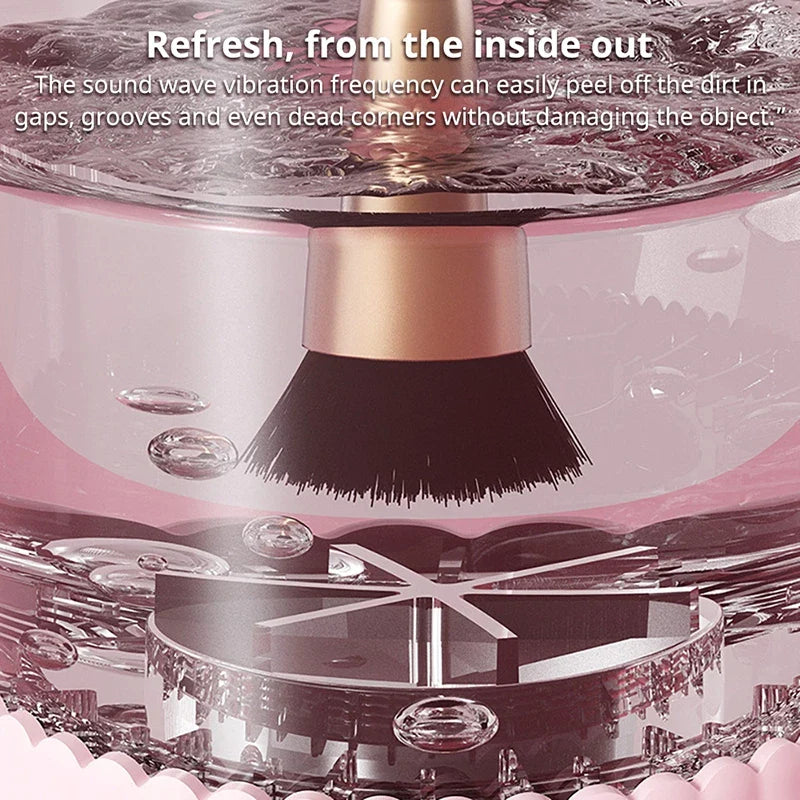 Automatic Makeup Brush Cleaner