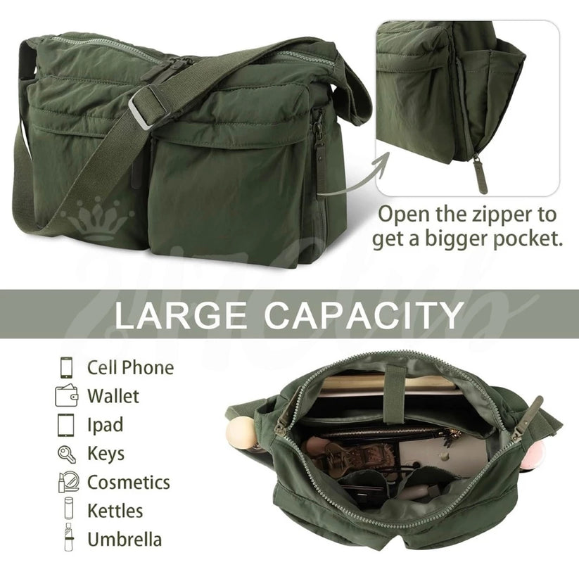 Multi Pocket Crossbody Bag