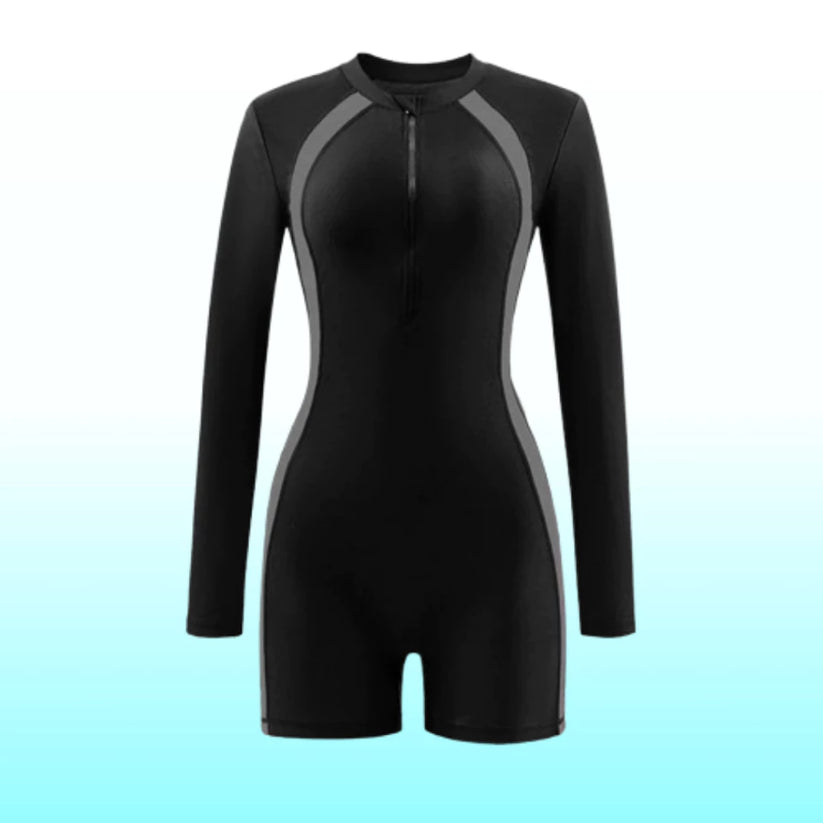 One-Piece Zipper Rash Guard