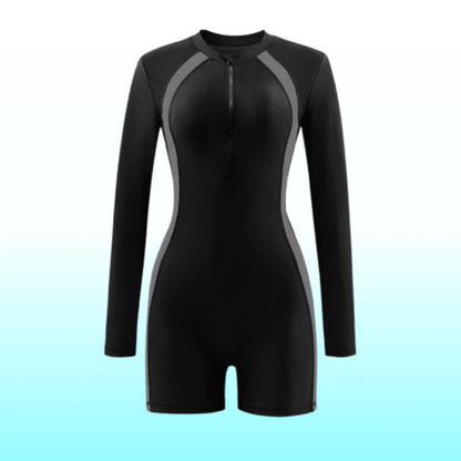 One-Piece Zipper Rash Guard