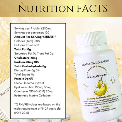 BMRS InnerYou Placenta Collgen Premium Beauty Supplement