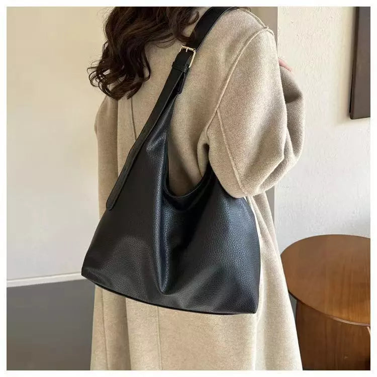 Soft Leather Large Capacity Shoulder Sling Bag