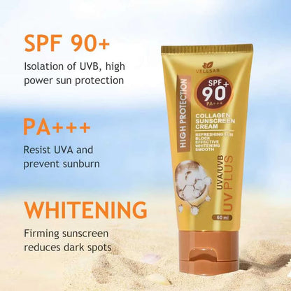 VELLSAR Collage Sunscreen Cream SPF90 PA+++ 60ml