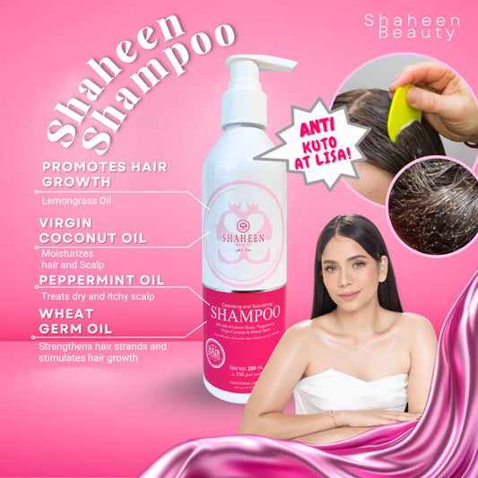 Shaheen Beauty 250ML PANGKUTO + Hair grower Shampoo with Lemongrass Oil and VCO