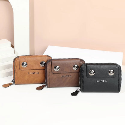 Classic Multi-Card Leather Wallet