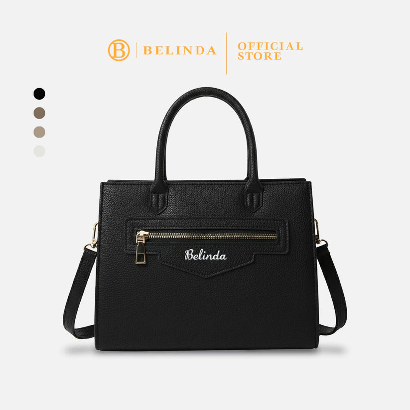 Classic Zip-Front Handbag