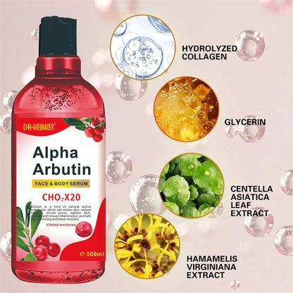Alpha Arbutin Face & Body Serum 500ml