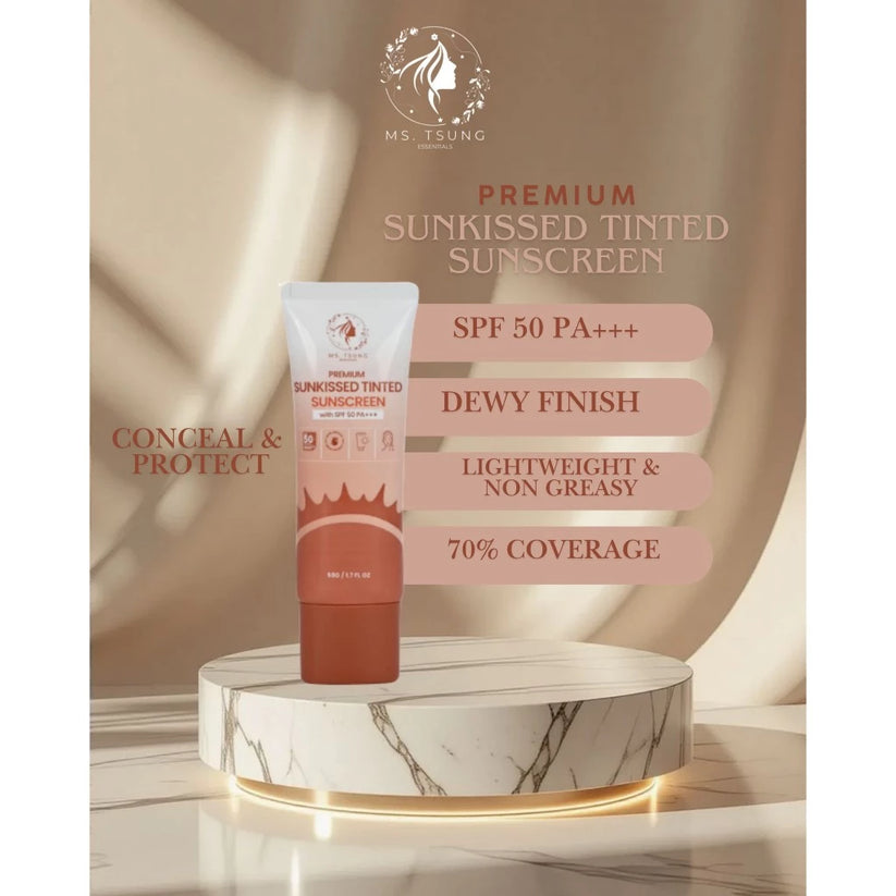 MS TSUNG Premium Sunkissed Tinted Sunscreen SPF 50 PA ++++