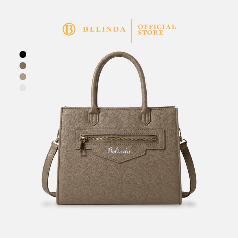 Classic Zip-Front Handbag