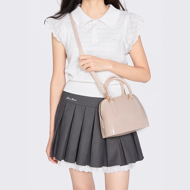 Shell Style Jelly Sling Bag