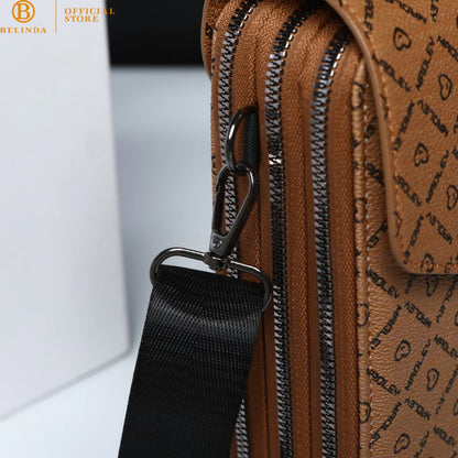 Men's Multi-Compartment Crossbody Bag