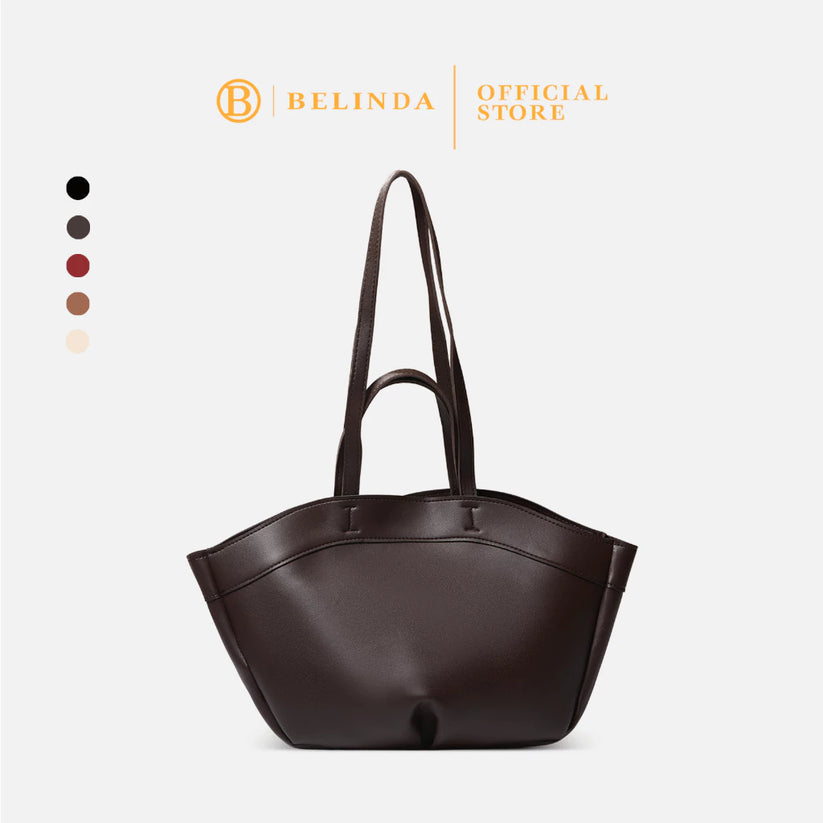 Minimalist Curved-Base Tote Bag