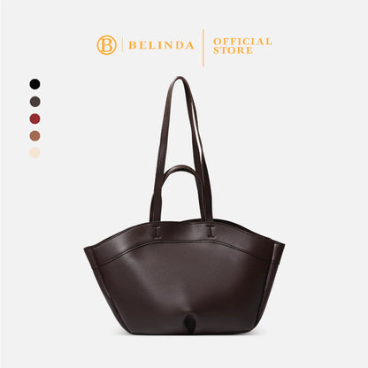Minimalist Curved-Base Tote Bag
