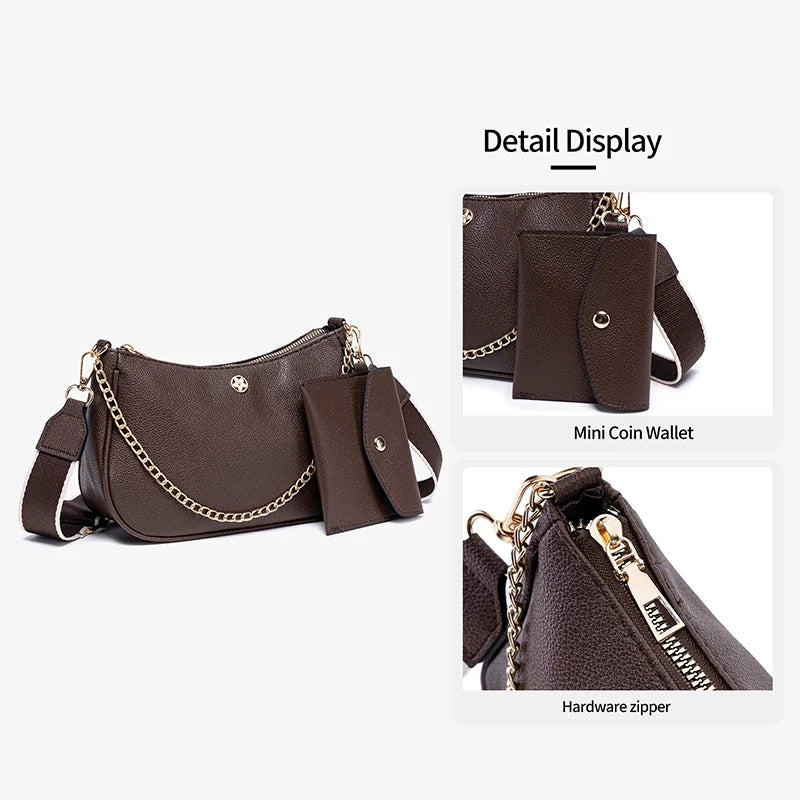 Street Style Chain Hobo Crossbody Bag