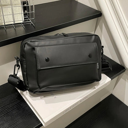 Versatile Sleek & Modern Effortless Casual Messenger Bag w/ Adjustable Strap Front Pocket