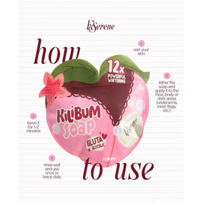 KSERENE KiliBum Gluta Glycolic Soap 3 x 70g