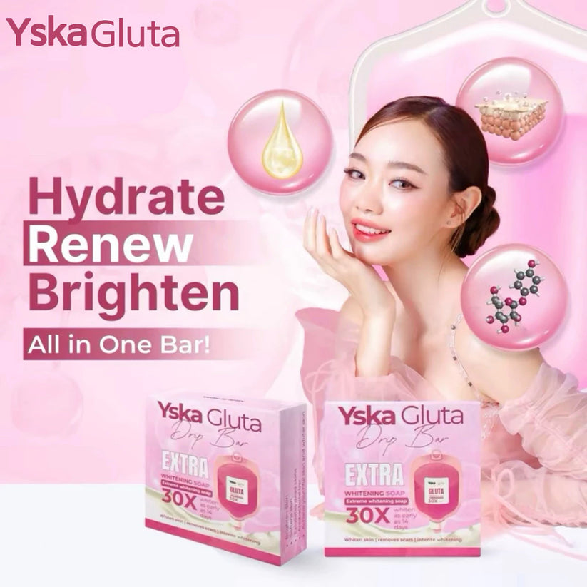 Yska Gluta Drip Soap Bar Extreme Whitening 70g