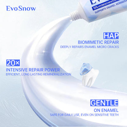 EvoSnow 10% HAP Toothpaste 100g Blueberry Mint