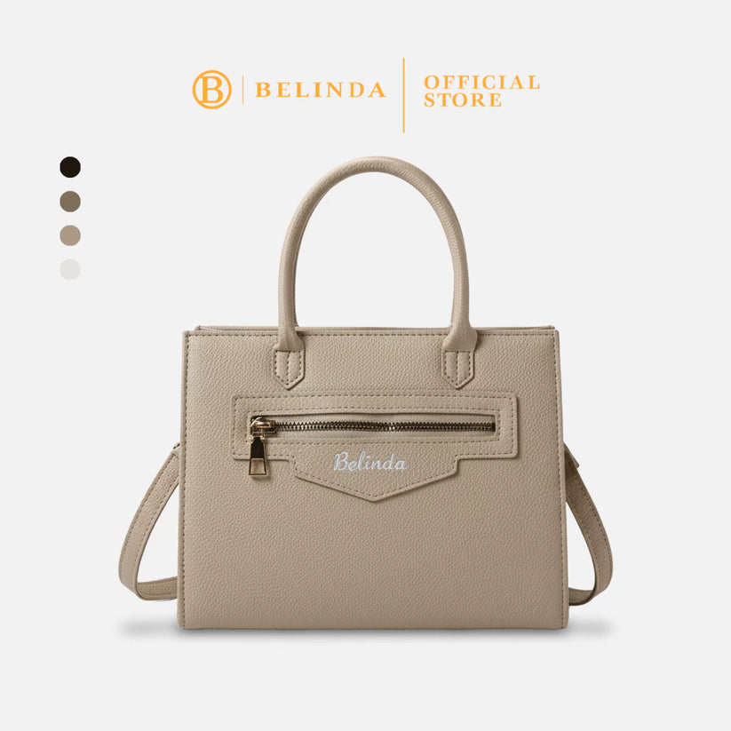 Classic Zip-Front Handbag