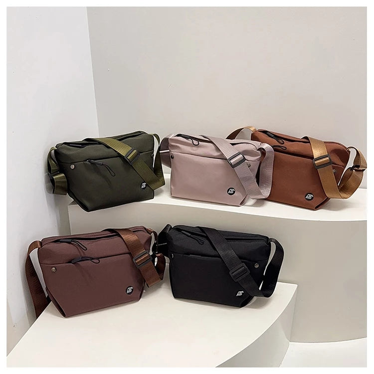 Waterproof Wide Strap Crossbody Bag