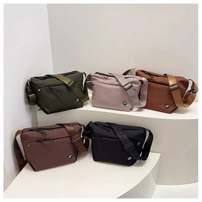 Waterproof Wide Strap Crossbody Bag
