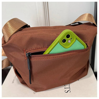 Waterproof Wide Strap Crossbody Bag