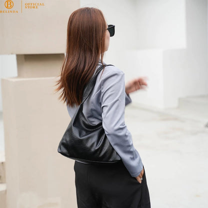 Soft Leather Hobo Bag